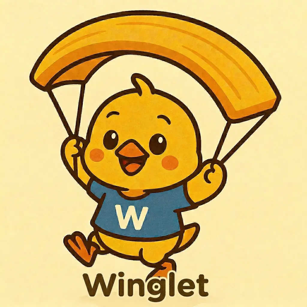 Winglet mascot character art