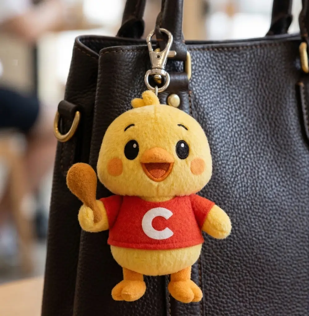 Chicky Time plush toy front